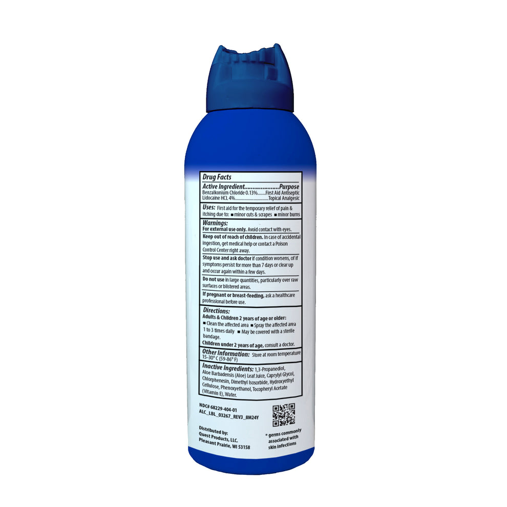 ALOCANE Max Maximum Strength First Aid Burn Spray with Antiseptic, 3.5 ...