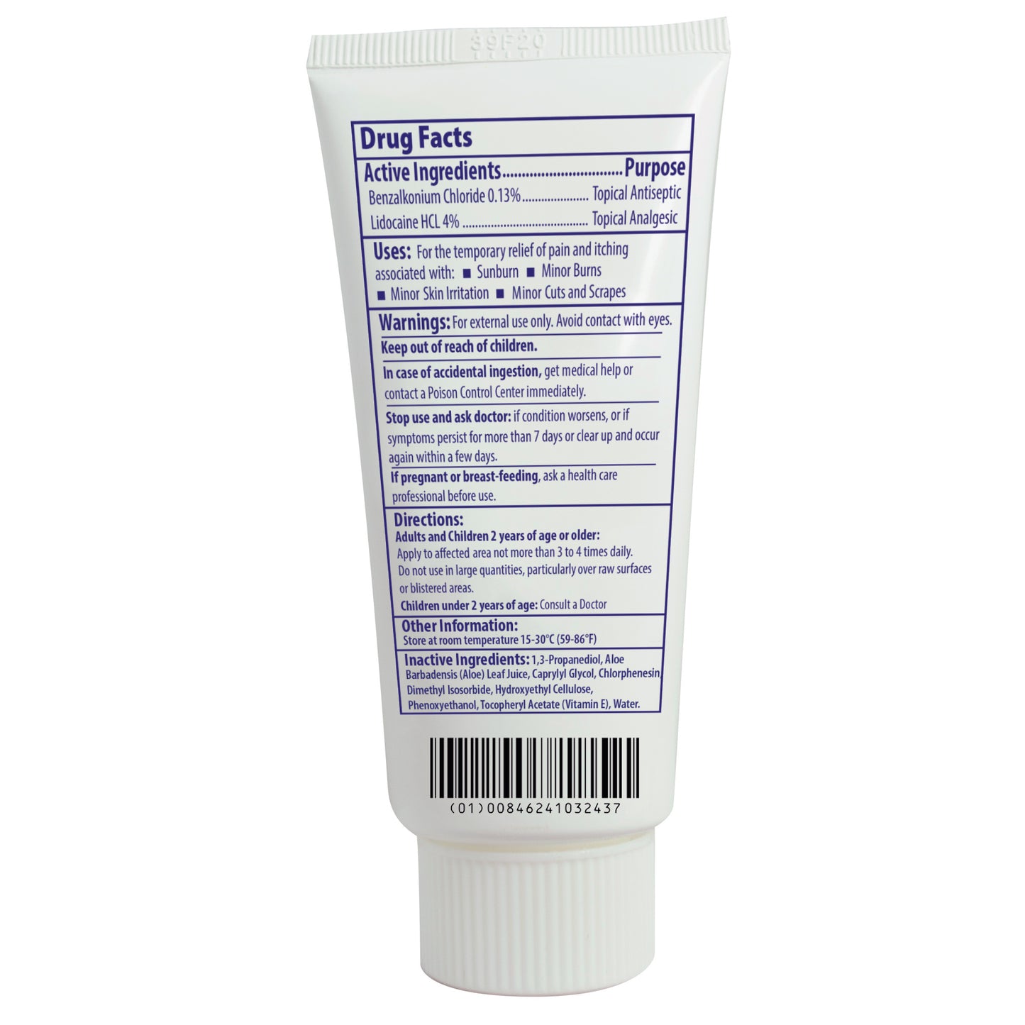 ALOCANE Plus Topical Anesthetic Wound Care, 2 Fluid Ounce clear gel